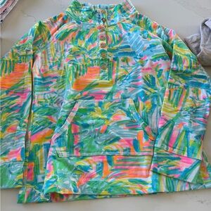 Lilly Pulitzer Pullover with Button Placket